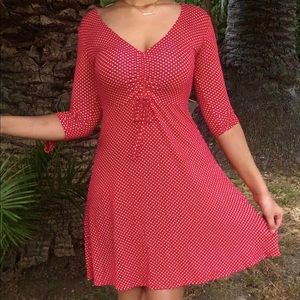 Red & polka dot sundress